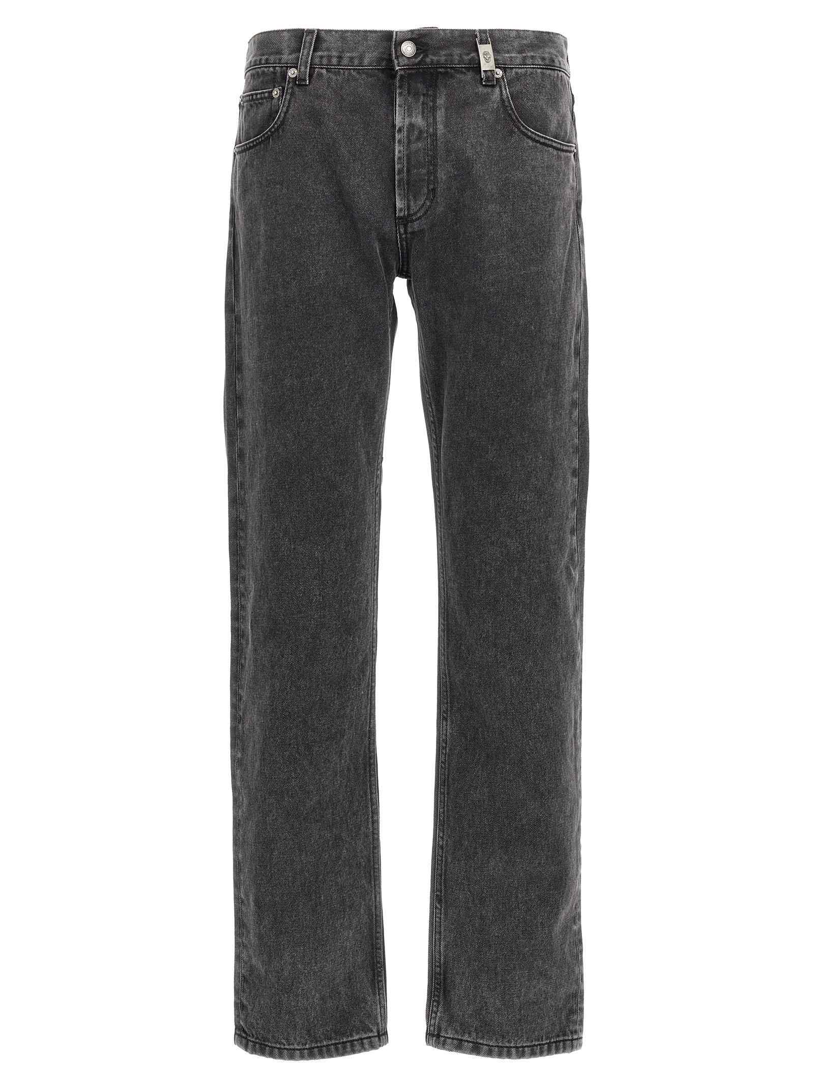 Alexander McQueen Metal Plate Jeans