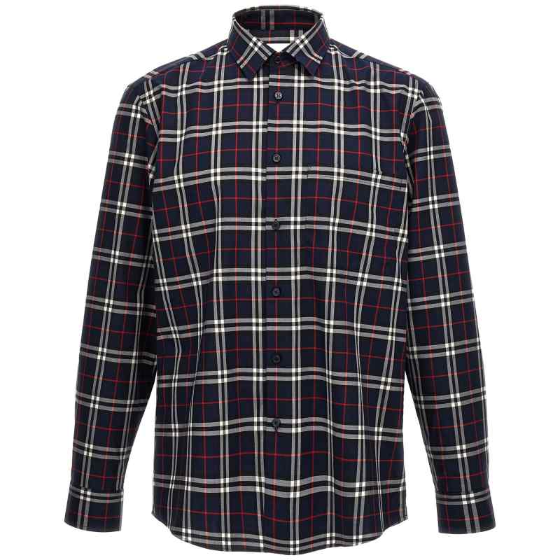 8073220NAVY_01_M_2023-11-21T09-00-18.546Z Burberry Check Shirt
