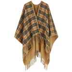 Burberry Check Wool Reversible Cape
