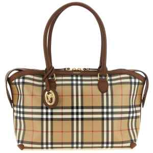 Burberry Small Check Shopping Bag