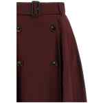 Burberry Gabardine Trench Coat Skirt