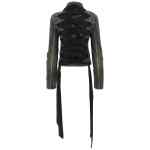 Balenciaga Lace Up Denim Jacket