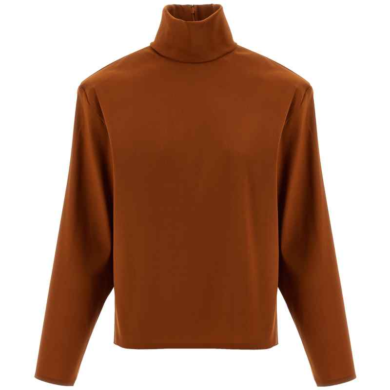 845857Y5J952498_01_M_2025-10-17T09-17-21.446Z Saint Laurent Structured Shoulder Sweater