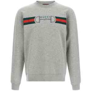 Gucci Web Ribbon And Horsebit Sweatshirt