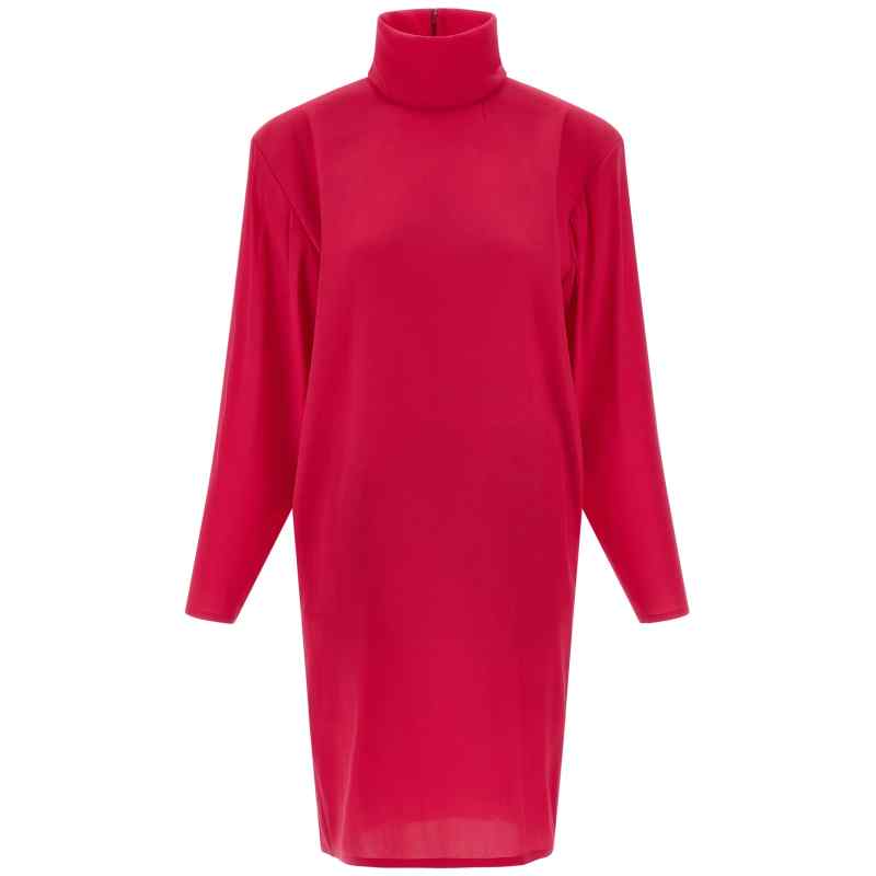 849606Y6I855244_01_M_2025-10-21T07-17-24.9Z Saint Laurent Structured Shoulder Dress