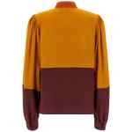 Saint Laurent Color-block Blouse