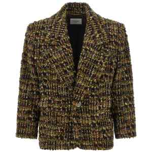 Saint Laurent Bouclé Tweed Blazer