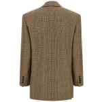 Saint Laurent Prince Of Wales Houndstooth Blazer