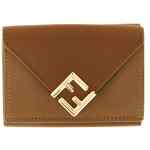 Fendi Ff Trifold Mini Wallet