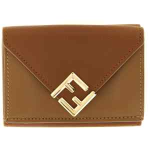 Fendi Ff Trifold Mini Wallet