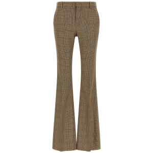 Saint Laurent Prince Of Wales Houndstooth Trousers