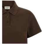 Saint Laurent Cassandre Crop Polo Shirt