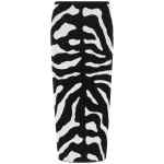 Moschino Zebra Intarsia Skirt