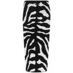 Moschino Zebra Intarsia Skirt