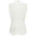 Alberta Ferretti Asymmetrical Tulle Top