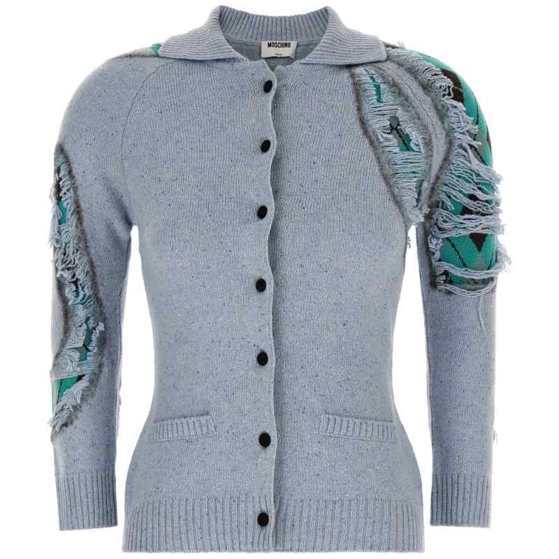 A090154001331_01_M_2026-09-17T08-13-41.355Z Moschino Distressed Argyle Cardigan