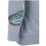 Moschino Distressed Argyle Cardigan