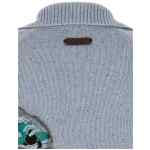 Moschino Distressed Argyle Cardigan