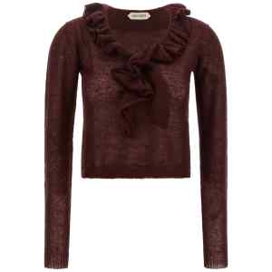 Alberta Ferretti Ruffled Sweater