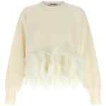 Alberta Ferretti Feather Cropped Sweater