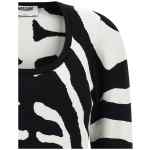 Moschino Zebra Intarsia Sweater