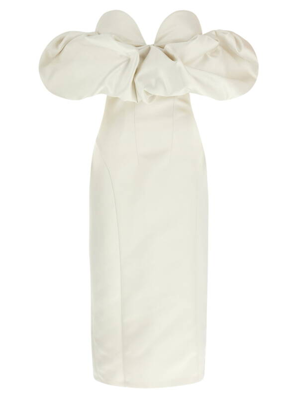 AB71456E2360_01_M_2025-07-29T09-39-51.229Z Elisabetta Franchi Off-the-shoulder Dress