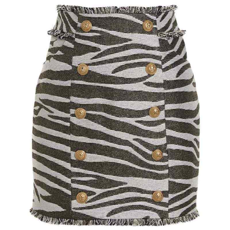 AF1LB815VC80GAD_1_M1_2026-09-04T08-29-30.358Z Balmain Lurex Zebra Skirt