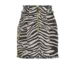 Balmain Lurex Zebra Skirt