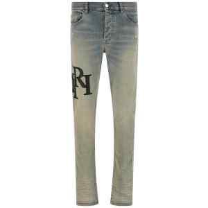 Amiri Staggered Logo Jeans