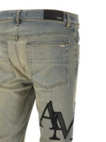 Amiri Staggered Logo Jeans