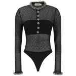 Self-Portrait Openwork Knitted Bodysuit