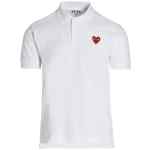 Comme Des Garçons Play Logo Patch Polo Shirt