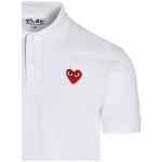 Comme Des Garçons Play Logo Patch Polo Shirt