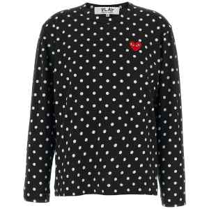 Comme Des Garçons Play Red Emblem T-shirt