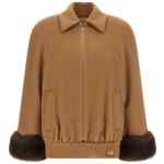 Valentino Garavani Fur Insert Caban