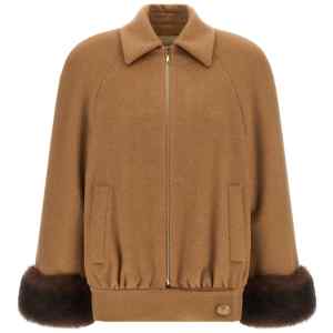 Valentino Garavani Fur Insert Caban