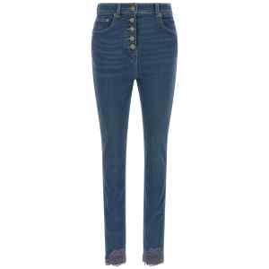 Valentino Garavani Lace Insert Jeans