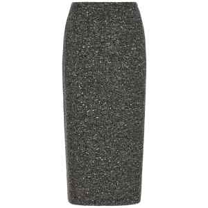 Valentino Garavani Chevron Bouclé Skirt
