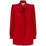 Valentino Garavani Silk Shirt With Bow