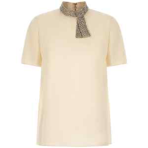 Valentino Garavani Jewel Collar Top
