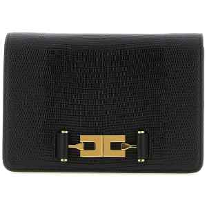 Elisabetta Franchi Lizard Print Crossbody Bag