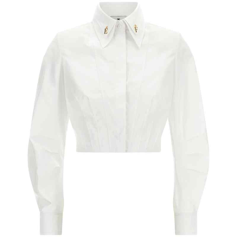 Elisabetta Franchi Double-layer Collar Shirt