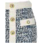 Balmain Fringed Tweed Skirt