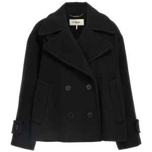 Chloé Double Breasted Wool Coat