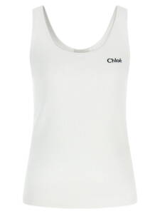 Chloé Logo Embroidery Top