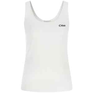 Chloé Logo Embroidery Top