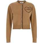 Chloé Heart Intarsia Cardigan