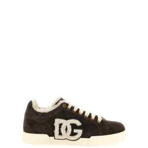Dolce & Gabbana Shearling Low.top Sneakers