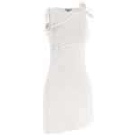 Coperni Asymmetric Flower Dress