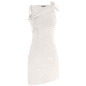 Coperni Asymmetric Flower Dress